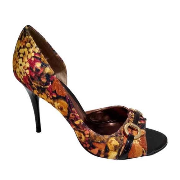 Carlos by Carlos Santana Shoes - Carlo's Roulette Floral Heels 👠 Size 10M